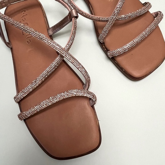 ❤️ FREE with any purchase 🙏🏽 Mariella ⚜️🤎 made in Italy 🇮🇹 Sandals - Picture 1 of 10